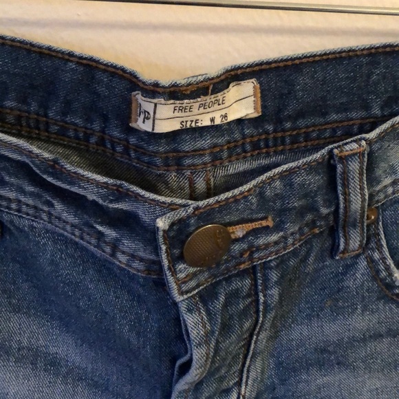 Free People Sharkbite Cutoff Denim Shorts - Picture 3 of 6